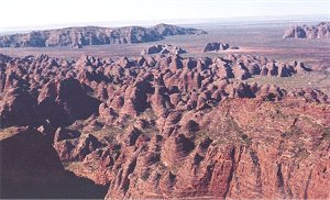 Our chopper flight over the Bungles